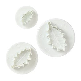 Culpitt 3 Piece Single Holly Plunger Cutter Set