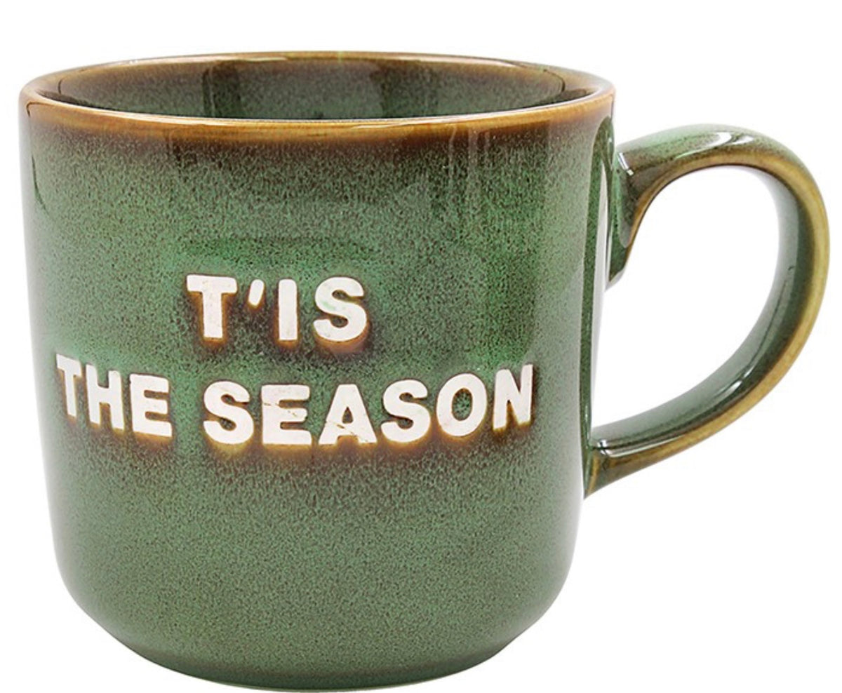 Christmas Jolly Green Tis The Season Mug