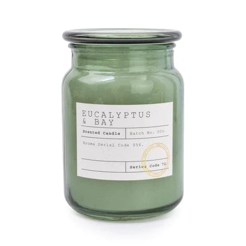 Large Apothecary Lided Candle Eucalyptus and Bay