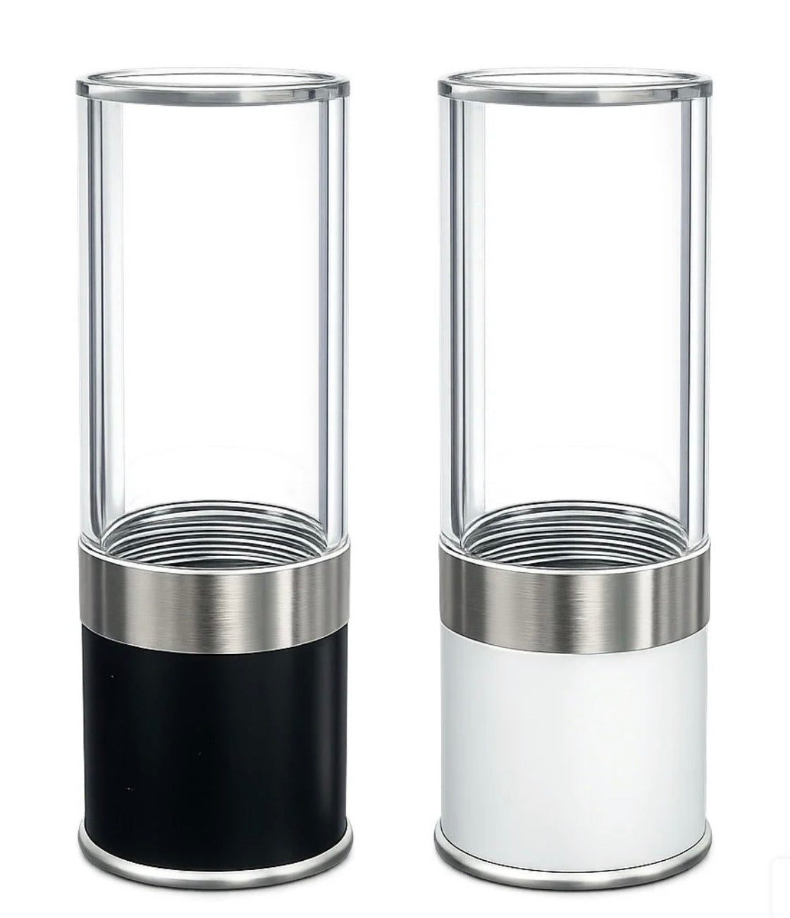 Cole and Mason Avebury 140mm Black & White Mill Set