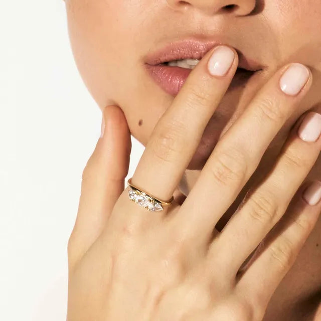 My Rebel Art Gold Adjustable Ring 242801/012