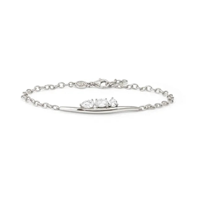 MY REBEL ART BRACELET WHITE CZ