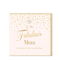 Hearts Designs Mad Dots To My Fabulous Mum Greetings Card