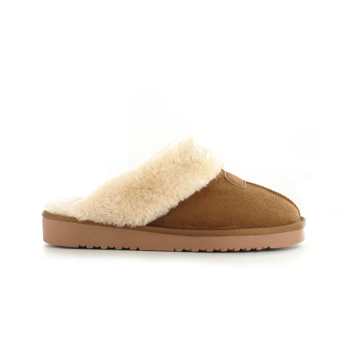 Ella Jill Memory Foam Slippers Chestnut Size 8