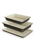 Prestige Ceramic Edition Bakeware Ovenware Set, 3 Piece, Urban Olive