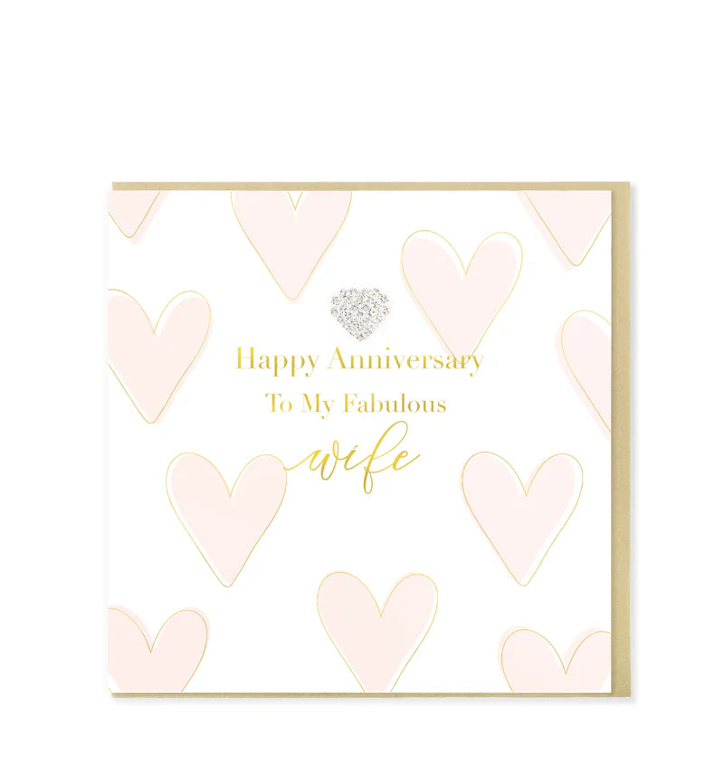 Hearts Designs Happy Anniversary To My Fabulous Wife