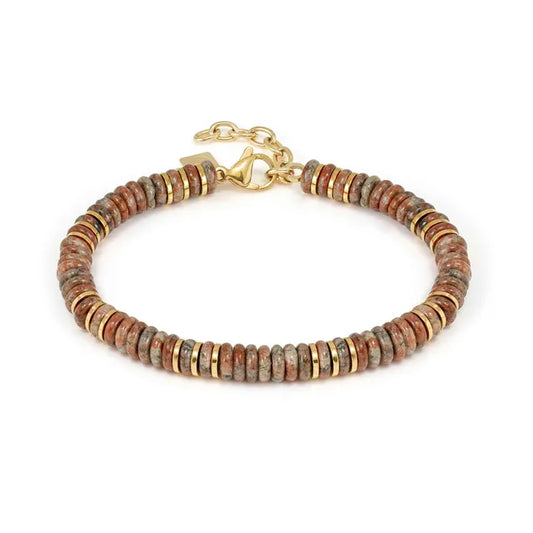 Nomination INSTINCTSTYLE INFINITY BRACELET, YELLOW PVD, COLOURED STONES 027937/101