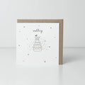 Belly Button Designs Wedding Greetings Card