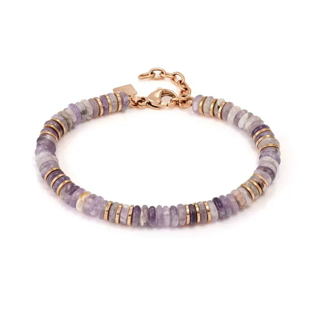 Nomination INSTINCTSTYLE INFINITY BRACELET, PINK PVD, COLOURED STONES 027938/013