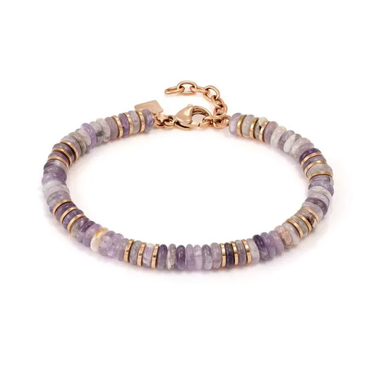 Nomination INSTINCTSTYLE INFINITY BRACELET, PINK PVD, COLOURED STONES 027938/013