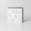 Belly Button Designs Lots Of Love On Your Birthday Greetings Card
