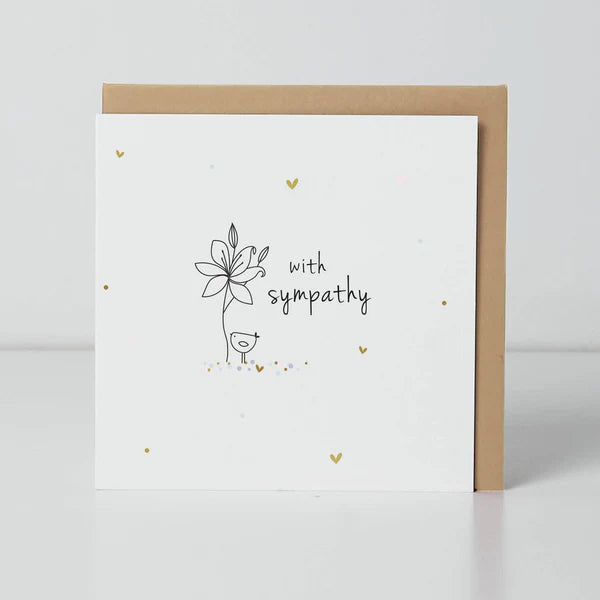 Belly Button Designs With Sympathy Greetings Card
