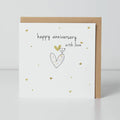 Belly Button Designs Happy Anniversary With Love Greetings Card