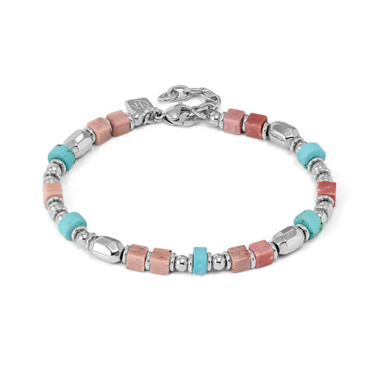 Nomination INSTINCTSTYLE INFINITY STEEL BRACELET, COLOURED STONES 027936/098