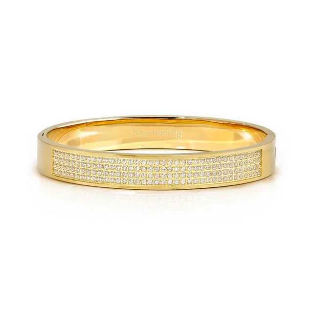 Nomination PRETTY BANGLES WIDE BRACELET, SATIN FINISH YELLOW PVD 029534/020