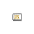 Nomination Virgo Gold Etched Detail