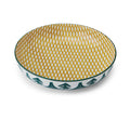 Mikasa Bowl Stoneware Green Leafy Pattern 21cm
