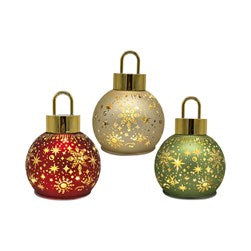LED Starburst Bauble 18cm