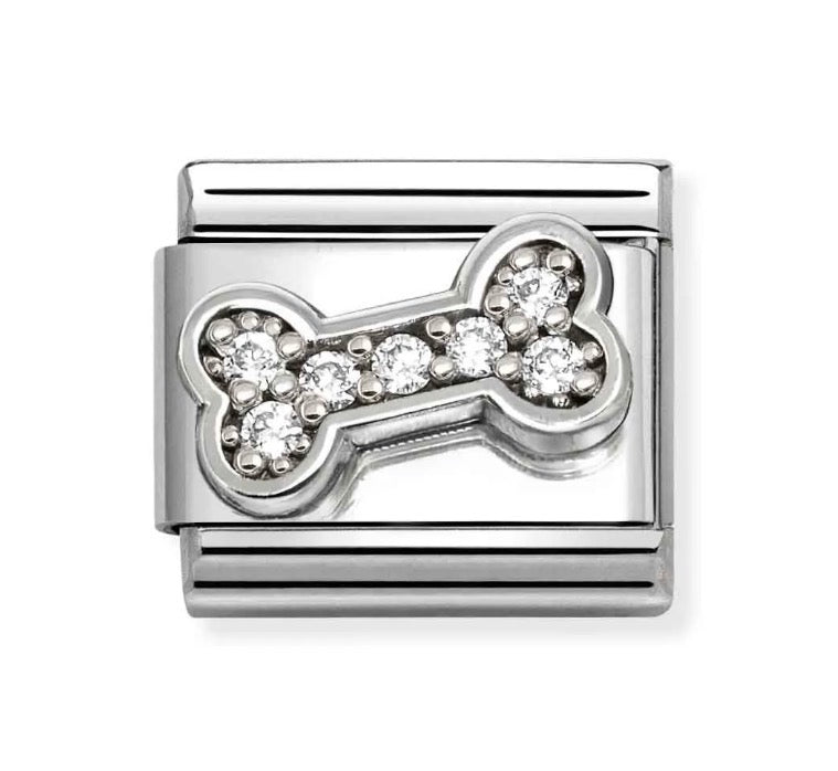 Nomination Composable Classic Link Bone With Cz 330304/52