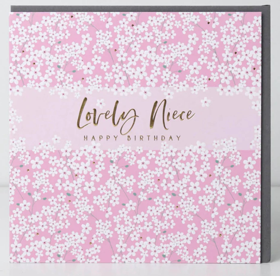 Belly Button Designs Lovely Niece Birthday Card