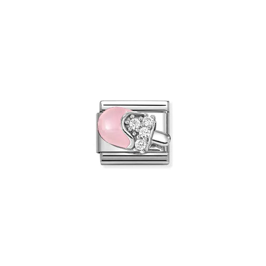 Nomination White Pink Ice Cream Silver 925 - 330328/20
