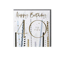 Belly Button Designs Happy Birthday 40 Candles Greetings Card