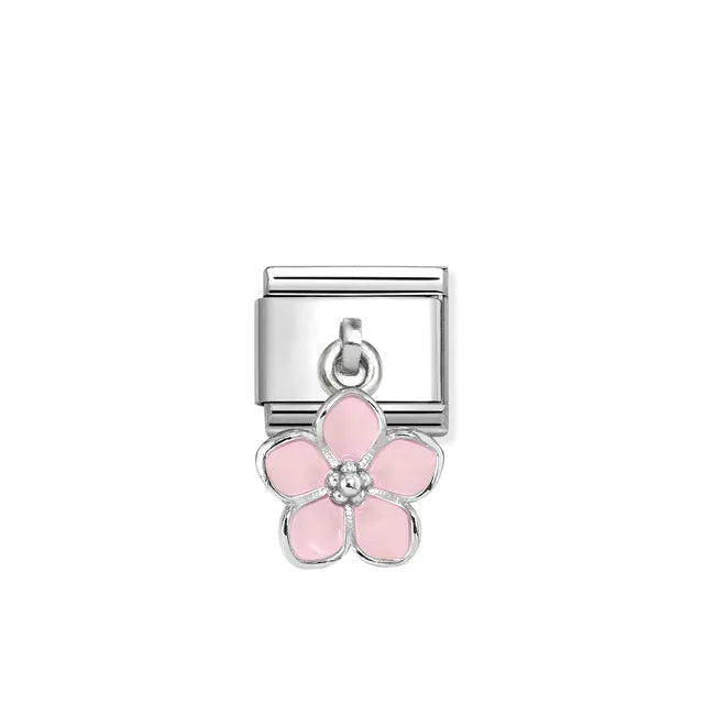Nomination PINK Flower - Silver 925 - 331805/23