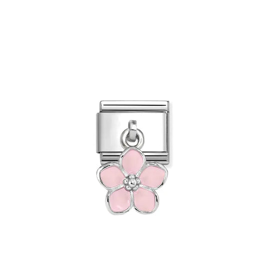 Nomination PINK Flower - Silver 925 - 331805/23