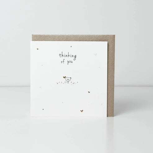 Belly Button Designs Thinking Of You Greetings Card