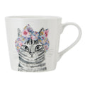 Mikasa TipperleyHill Fine China Mug, Cat Print, 380ml