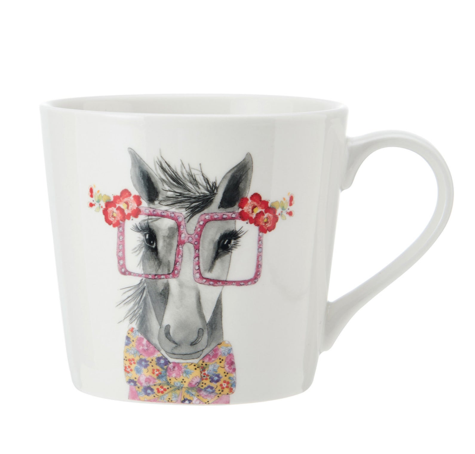Mikasa TipperleyHill Fine China Mug Horse Print 380ml