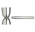 BarCraft Luxe Lounge Double Jigger with Handle