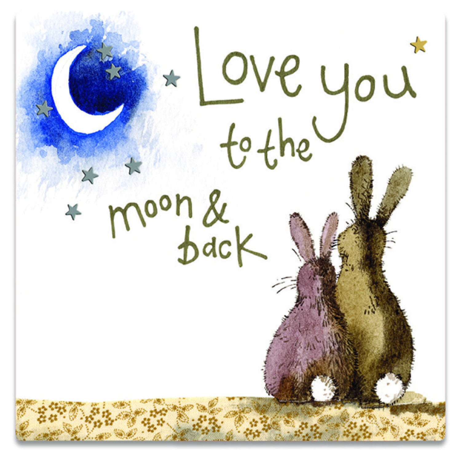 Alex Clark Love You To The Moon & Back Card