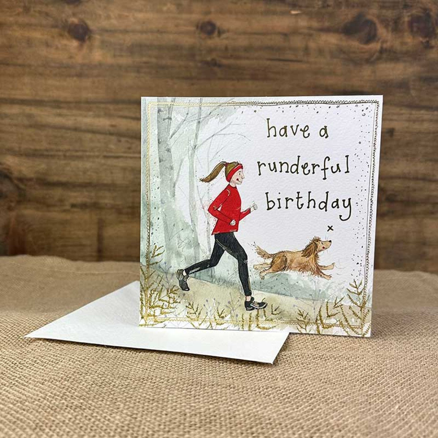 Alex Clark Have A Runnerful Birthday Card