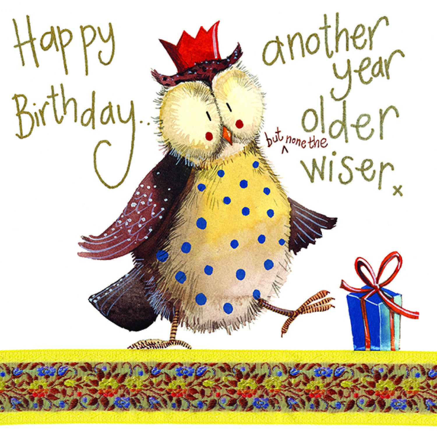 Alex Clark Happy Birthday None The Wiser Card