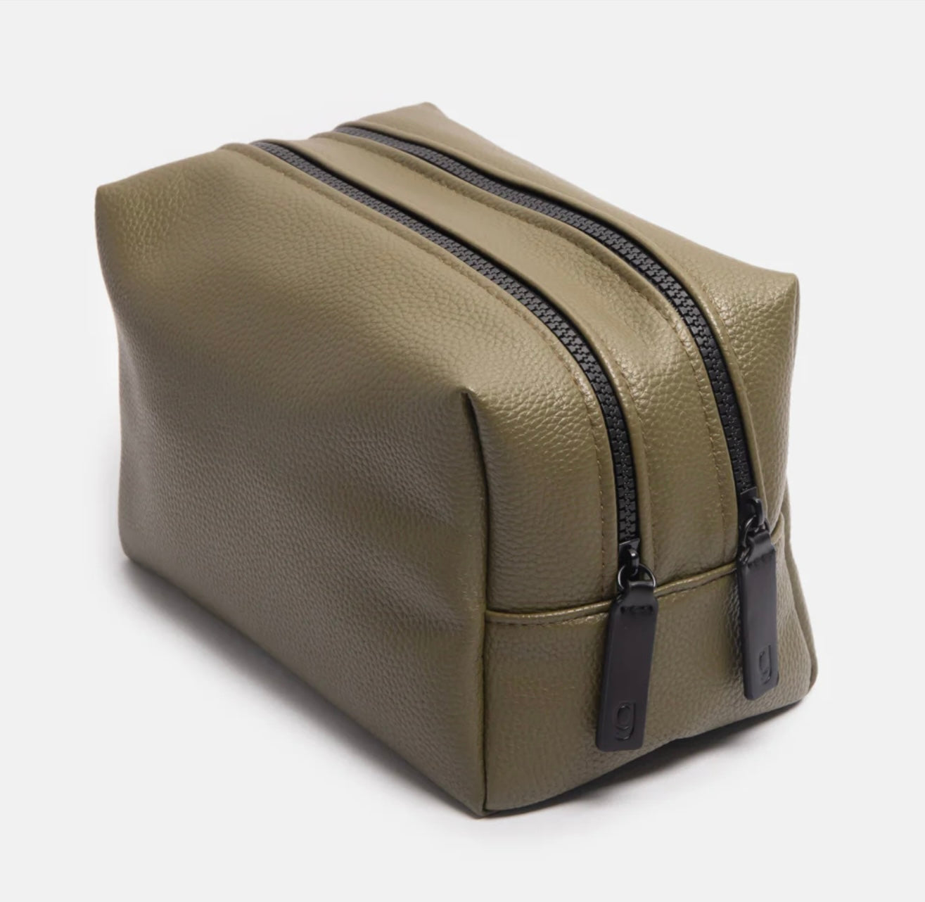 Caroline Gardner Large Travel Wash Bag Dark Green