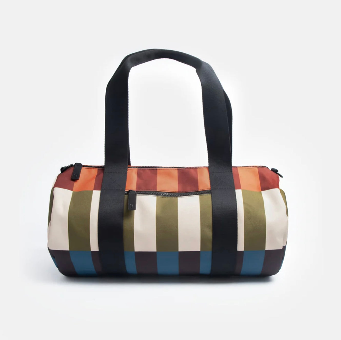 Caroline Gardner Stripe Barrel Gym Bag