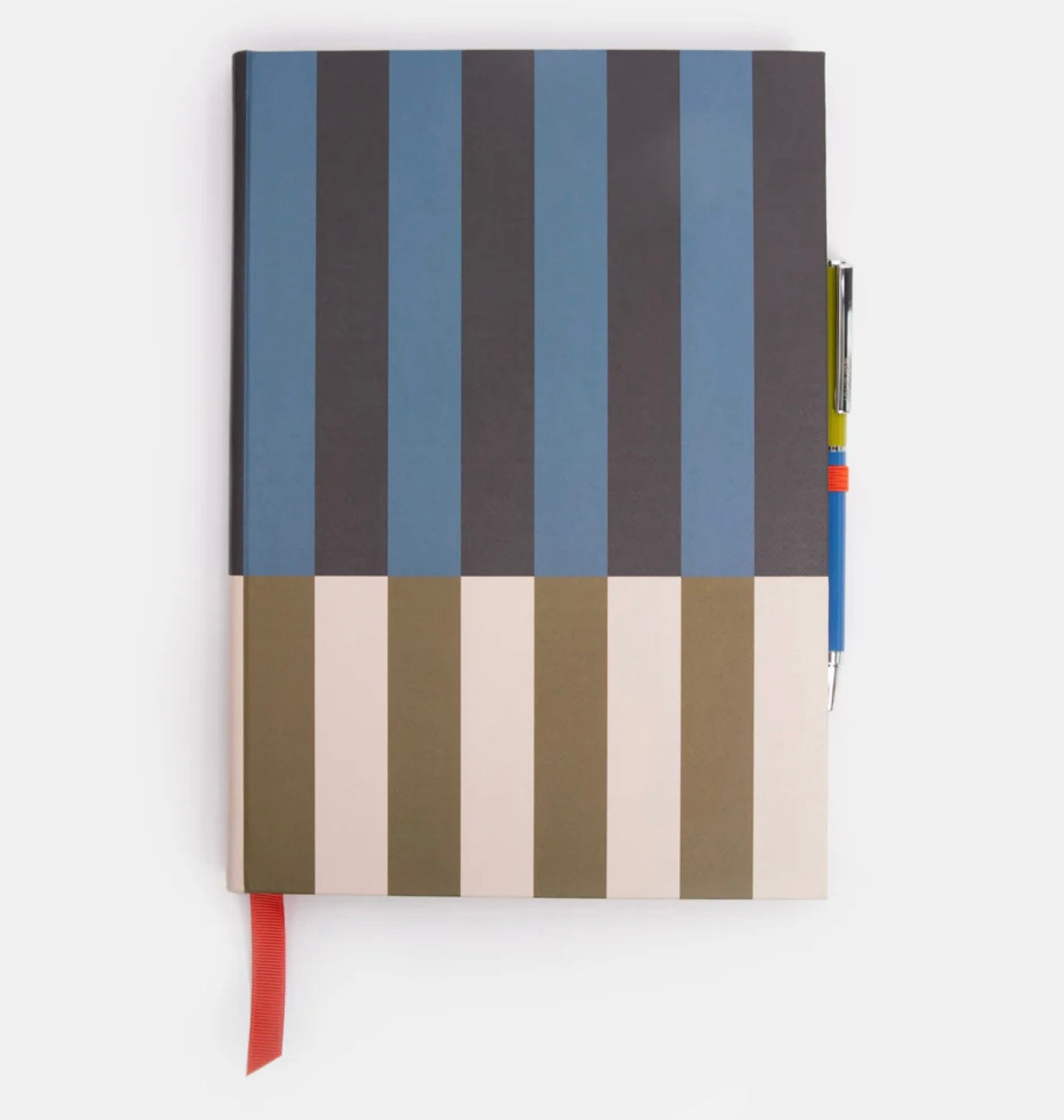Caroline Gardner Stripe Slim Casebound Notebook And Pen