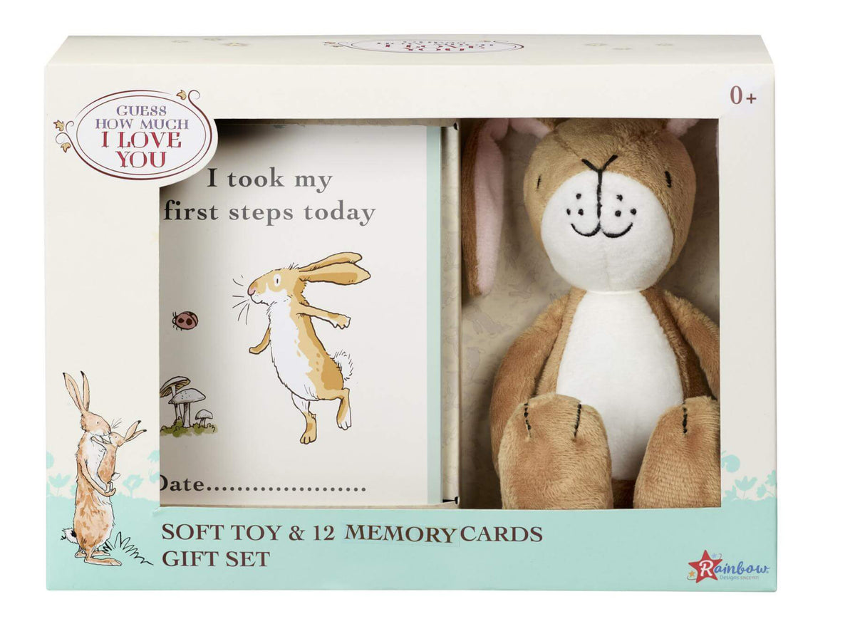 Guess How Much I Love You Soft Toy With Milestone Cards