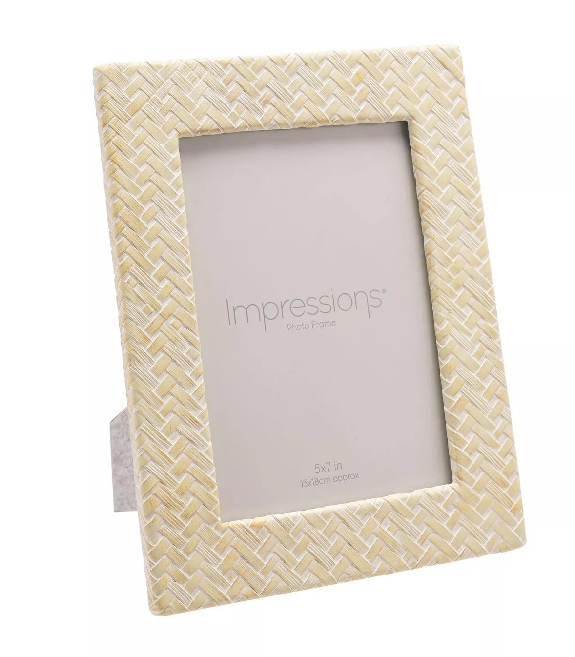 Impressions Woven Effect Resin Frame 5" x 7"