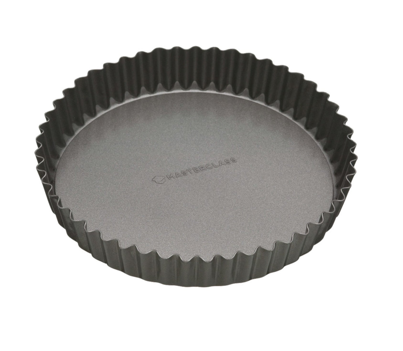 MasterClass Non Stick Fluted Quiche Tin Loose Base 20cm