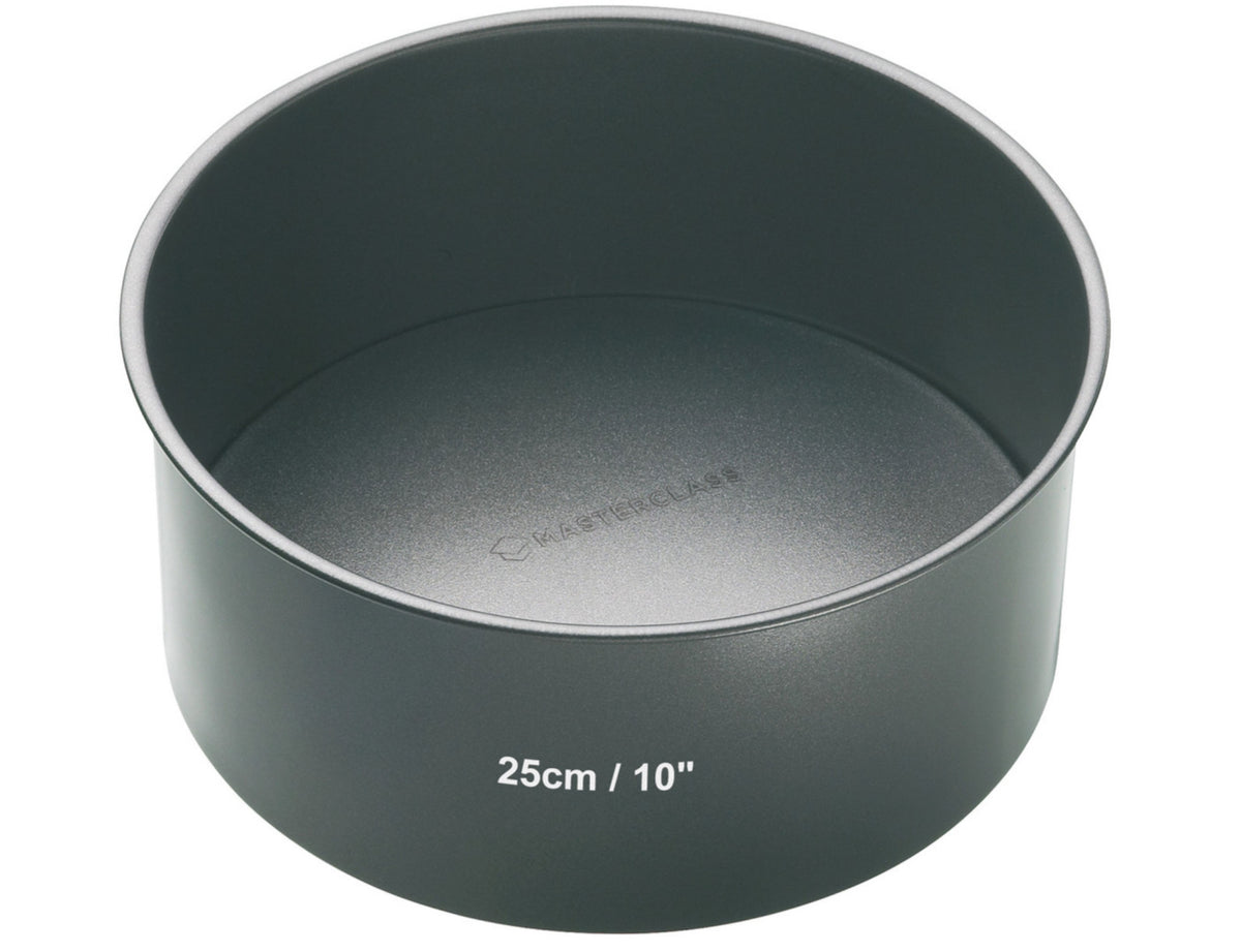 MasterClass Non-Stick Round Loose Base Deep Cake Pan 25cm
