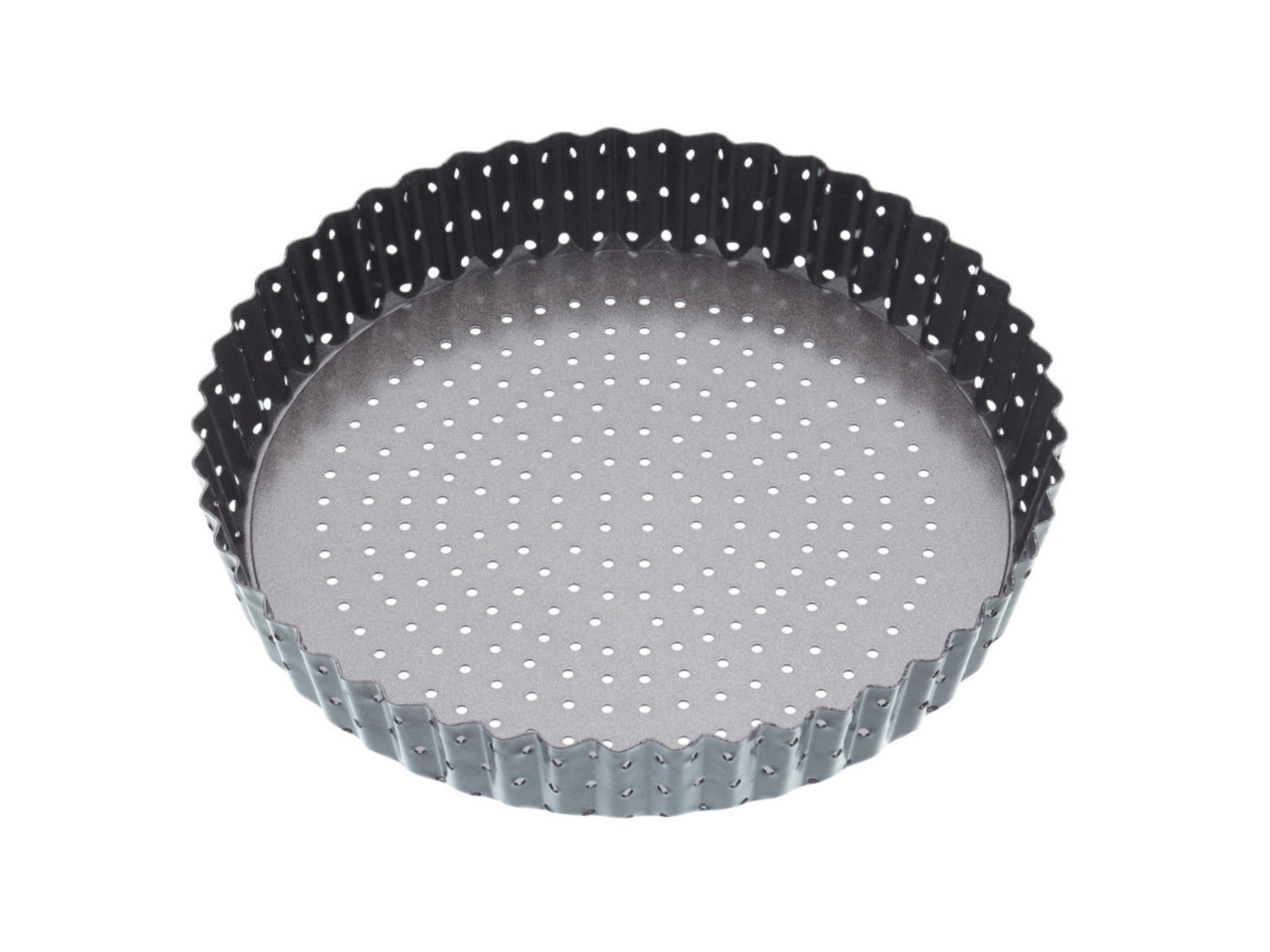 MasterClass Crusty Bake Non-Stick Fluted Round Quiche Tin, 23cm