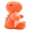 Softies Daphne The Plush Sitting Orange Dinosaur