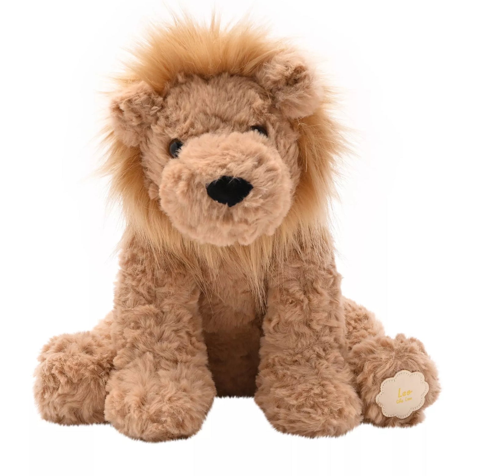 Softies Leo The Plush Sitting Brown Lion