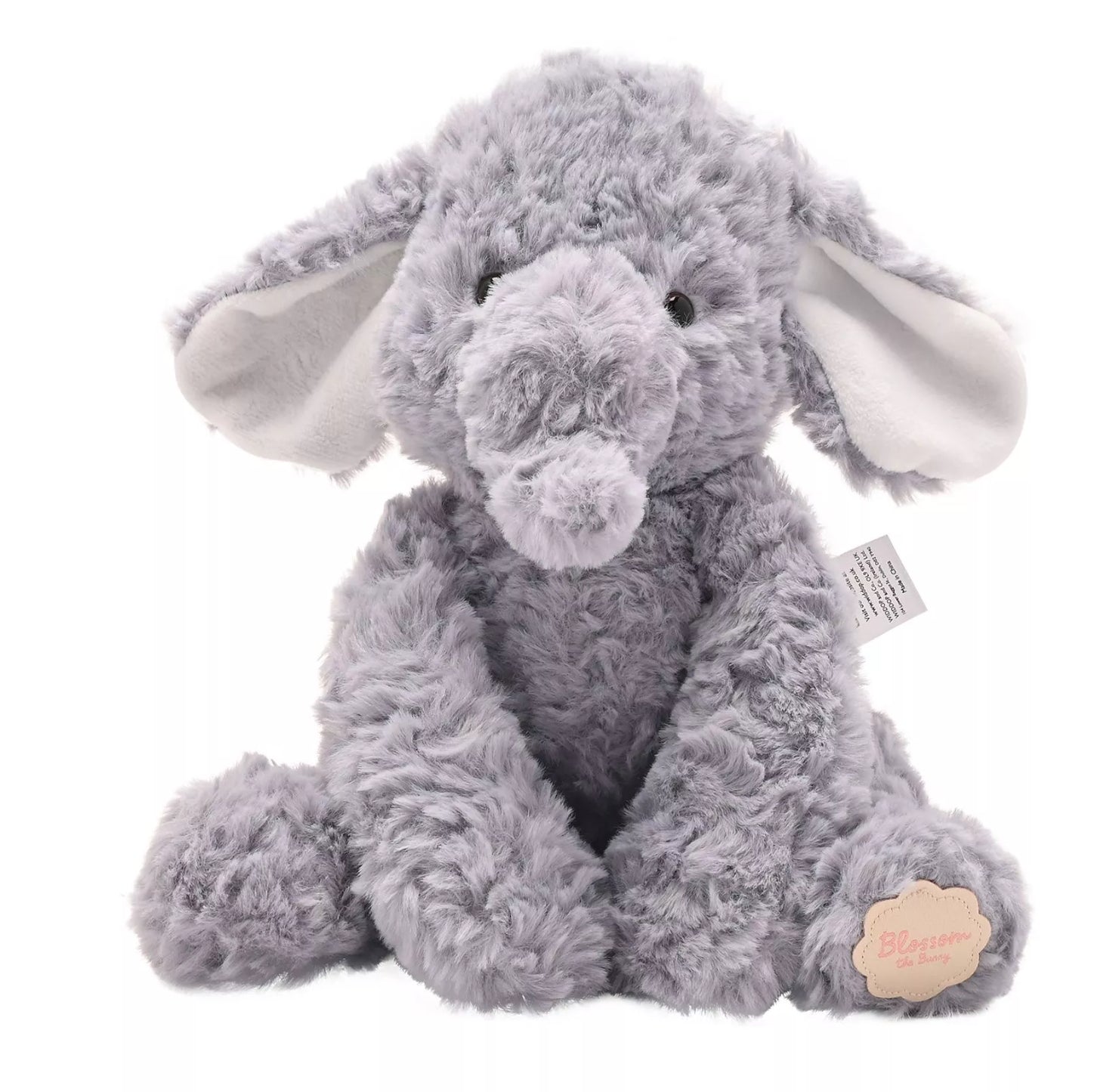 Softies Ethel The Plush Sitting Grey Elephant