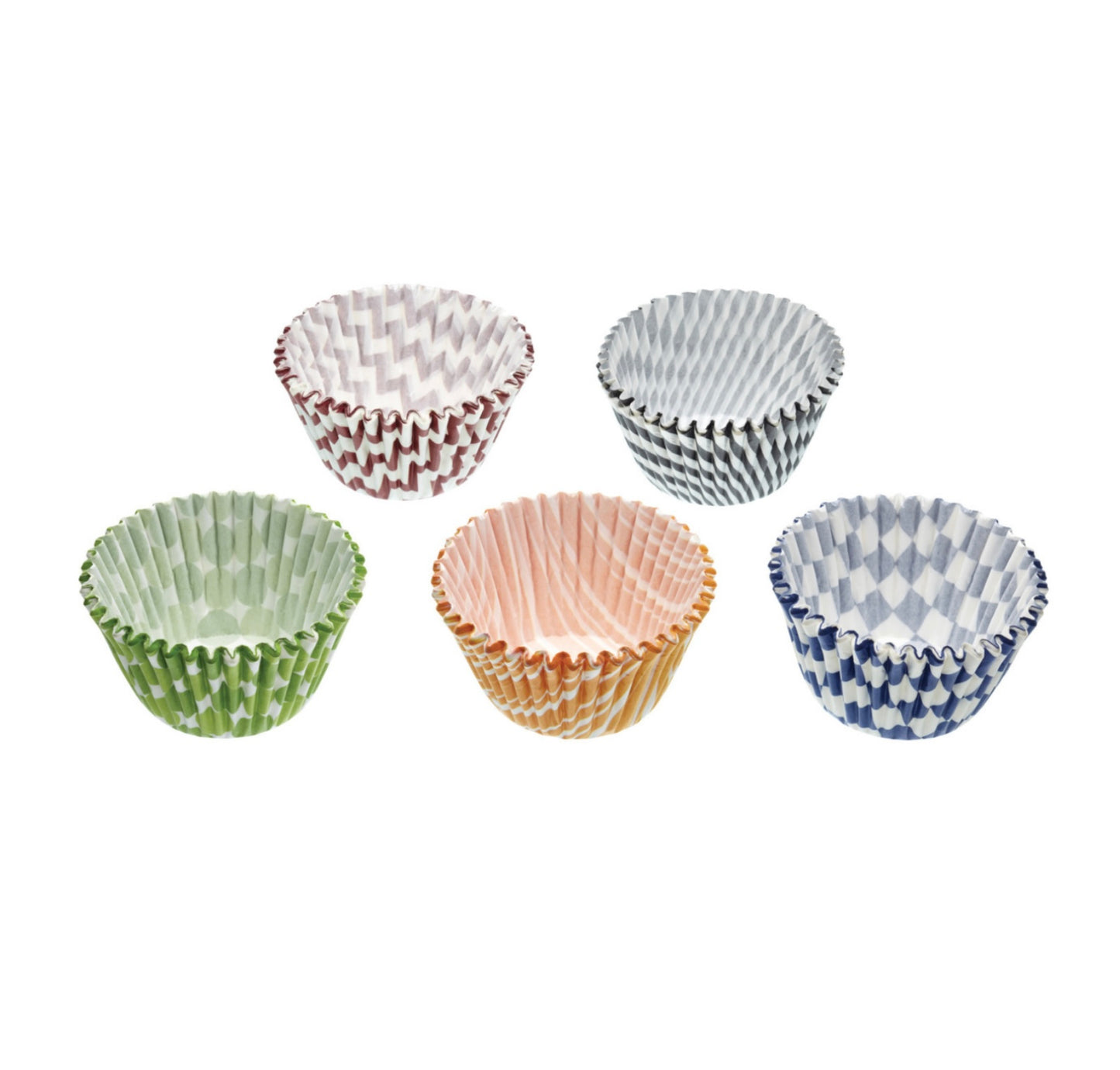 Sweetly Does It Pack of 160 Assorted Pattern Muffin Cases