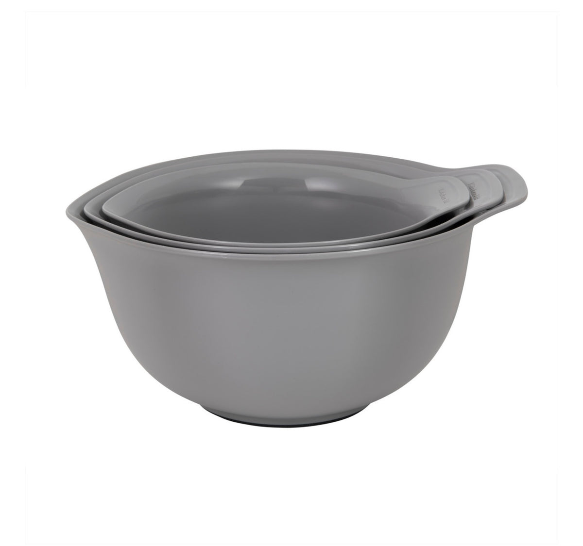 KitchenAid Nesting Mixing Bowl Set Charcoal Grey 3 Piece