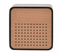 Wooden Alarm Clock Black