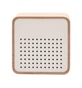 Wooden Alarm Clock White